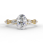 2.10Ct Lab-Grown Diamond Ring in 14K Gold