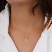 Virellune | 2.14Ct Lab-Grown Diamond Pendant in 14K Gold – Luminous Grace, Responsibly Yours