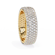 Solenara | 1.81Ct Lab-Grown Diamond 14K Gold Band – Celestial Grace, Consciously Crafted