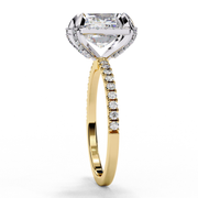 Lunetra | 3.38Ct Lab-Grown Diamond Ring in 14K Gold – A Glow That Endures