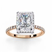 Lunetra | 3.38Ct Lab-Grown Diamond Ring in 14K Gold – A Glow That Endures