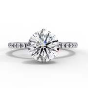 Oralyndra | 2.67Ct Lab-Grown Diamond Ring in 14K Gold – Gleaming Bloom, Responsibly Yours