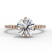 Oralyndra | 2.67Ct Lab-Grown Diamond Ring in 14K Gold – Gleaming Bloom, Responsibly Yours