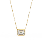 Auristella | 1.90Ct Lab-Grown Diamond Pendant in 14K Gold – Golden Light, Ethically Illuminated