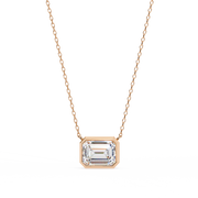 Auristella | 1.90Ct Lab-Grown Diamond Pendant in 14K Gold – Golden Light, Ethically Illuminated