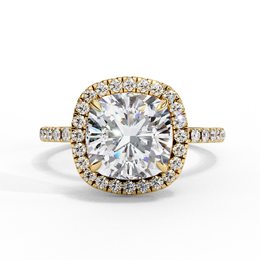 Luminara | 2.09Ct Lab-Grown Diamond 14K Gold Ring – Radiant Harmony, Ethically Inspired