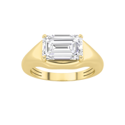 Nexarion | 2Ct Lab-Grown Diamond Men's Ring in 14K Gold – Unshakable Presence, Responsibly Refined