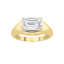 Nexarion | 2Ct Lab-Grown Diamond Men's Ring in 14K Gold – Unshakable Presence, Responsibly Refined