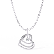 Solavelle | 0.10Ct Lab-Grown Diamond Pendant in 14K Gold – Radiant Flame, Forever Graceful