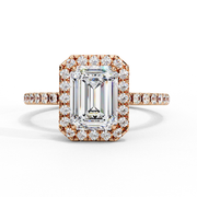 Vesperelle | 2.02Ct Lab-Grown Diamond Ring in 14K Gold – Luminous Harmony, Ethically Inspired