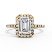 Vesperelle | 2.02Ct Lab-Grown Diamond Ring in 14K Gold – Luminous Harmony, Ethically Inspired