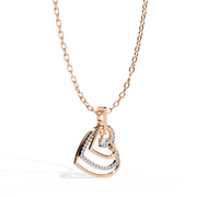 Solavelle | 0.10Ct Lab-Grown Diamond Pendant in 14K Gold – Radiant Flame, Forever Graceful