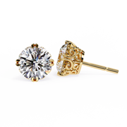 Sylverra | 2.57Ct Lab-Grown Diamond Earrings in 14K Gold – Timeless Fire, Consciously Refined