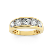 Virexon | 2Ct Lab-Grown Diamond Men's Ring in 14K Gold – Bold Radiance, Ethically Forged