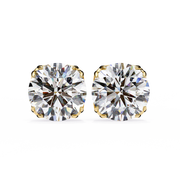 Elarionne | 2.57Ct Lab-Grown Diamond Earrings in 14K Gold – Ethereal Radiance, Consciously Adorned