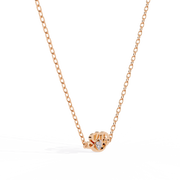 Elarose | 0.02Ct Lab-Grown Diamond Pendant in 14K Gold – Radiant Bloom, Eternal Grace