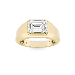 Dravion | 3Ct Lab-Grown Diamond Men's Ring in 14K Gold – Resolute Brilliance, Ethically Crafted