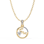 Aurevyn | 0.52Ct Lab-Grown Diamond Pendant in 14K Gold – Eternal Glow, Pure Elegance