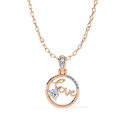 Aurevyn | 0.52Ct Lab-Grown Diamond Pendant in 14K Gold – Eternal Glow, Pure Elegance