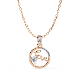 Aurevyn | 0.52Ct Lab-Grown Diamond Pendant in 14K Gold – Eternal Glow, Pure Elegance