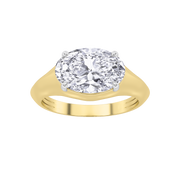 Draxenor | 2Ct Lab-Grown Diamond Men's Ring in 14K Gold – Bold Clarity, Ethically Forged