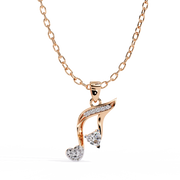 Clarelune | 0.30Ct Lab-Grown Diamond Pendant in 14K Gold – Serene Radiance, Everlasting Grace