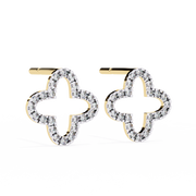Aurelynn | 0.24Ct Lab-Grown Diamond Earrings in 14K Gold – Ethical Brilliance, Eternal Poise