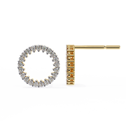 Sylvarine | 0.30Ct Lab-Grown Diamond Earrings in 14K Gold – Luminous Grace, Consciously Crafted