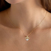 Solenyra | 0.21Ct Lab-Grown Diamond Pendant in 14K Gold – Celestial Flame, Eternal Grace