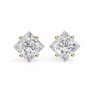 Celestique | 2.39Ct Lab-Grown Diamond Earrings in 14K Gold – Heavenly Gleam, Ethically Radiant