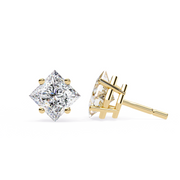 Celestique | 2.39Ct Lab-Grown Diamond Earrings in 14K Gold – Heavenly Gleam, Ethically Radiant