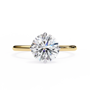 Elarion | 1.92Ct Lab-Grown Diamond Ring in 14K Gold – Luminous Grace, Ethically Eternal