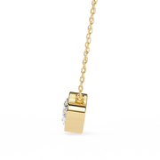 Solvanna | 0.76Ct Lab-Grown Diamond Pendant in 14K Gold – Radiant Serenity, Consciously Designed