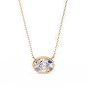 Solvanna | 0.76Ct Lab-Grown Diamond Pendant in 14K Gold – Radiant Serenity, Consciously Designed