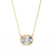 Solvanna | 0.76Ct Lab-Grown Diamond Pendant in 14K Gold – Radiant Serenity, Consciously Designed