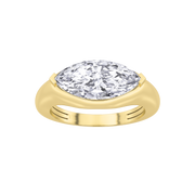 Dravion | 2Ct Lab-Grown Diamond Men's Ring in 14K Gold – Power Refined, Ethically Forged