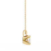 Luminara | 2.18Ct Lab-Grown Diamond Pendant in 14K Gold – Radiant Essence, Ethically Crafted