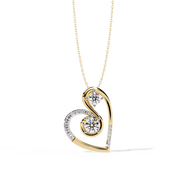 Solenyth | 0.83Ct Lab-Grown Diamond Pendant in 14K Gold – Radiant Soul, Timeless Embrace