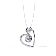 Solenyth | 0.83Ct Lab-Grown Diamond Pendant in 14K Gold – Radiant Soul, Timeless Embrace