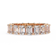 EternaGlow | 4.88Ct Lab-Grown Diamond Band in 14K Gold – Timeless Radiance, Guilt-Free Sparkle