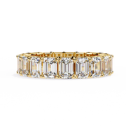 EternaGlow | 4.88Ct Lab-Grown Diamond Band in 14K Gold – Timeless Radiance, Guilt-Free Sparkle