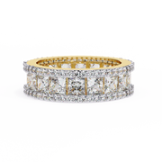 Veridale | 3.54Ct Lab-Grown Diamond 14K Gold Band – Timeless Harmony, Conscious Elegance