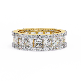 Veridale | 3.54Ct Lab-Grown Diamond 14K Gold Band – Timeless Harmony, Conscious Elegance