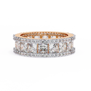 Veridale | 3.54Ct Lab-Grown Diamond 14K Gold Band – Timeless Harmony, Conscious Elegance