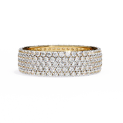 Solenara | 1.81Ct Lab-Grown Diamond 14K Gold Band – Celestial Grace, Consciously Crafted