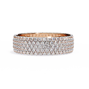 Solenara | 1.81Ct Lab-Grown Diamond 14K Gold Band – Celestial Grace, Consciously Crafted