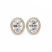 Zephyrella | 0.97Ct Lab-Grown Diamond Earrings in 14K Gold – Airy Brilliance, Consciously Beautiful