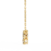 LumiVow | 0.93Ct Lab-Grown Diamond Pendant in 14K Gold – Pure Light, Timeless Devotion