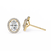 Zephyrella | 0.97Ct Lab-Grown Diamond Earrings in 14K Gold – Airy Brilliance, Consciously Beautiful