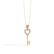 Clariael | 0.16Ct Lab-Grown Diamond Pendant in 14K Gold – Radiant Soul, Timeless Beauty